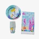 Set de artículos para fiesta (temática Sirenita)