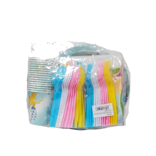 Set de artículos para fiesta (temática Sirenita)