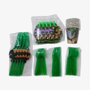 Set de artículos para fiesta (temática jungla)
