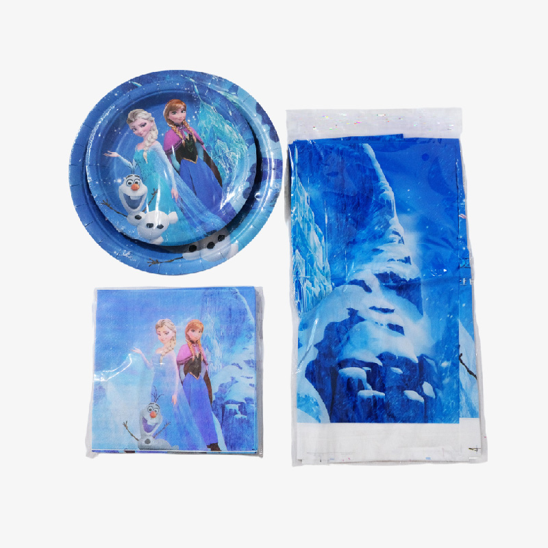 Set de artículos para fiesta (temática Frozen)