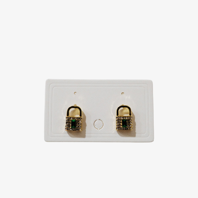 Arete con esmeralda "Lockve"