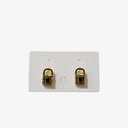 Arete con esmeralda "Lockve"