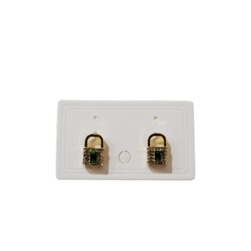 Arete con esmeralda "Lockve"