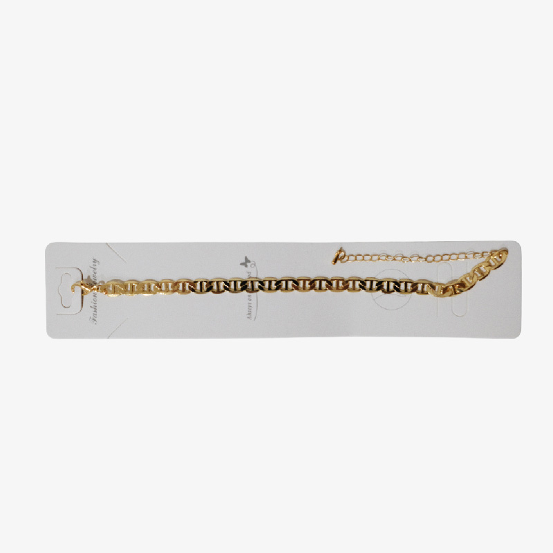 Pulsera dorada Mujer bonita