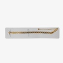 Pulsera dorada Mujer bonita