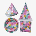 Set de artículos para fiesta rosa (rosa)