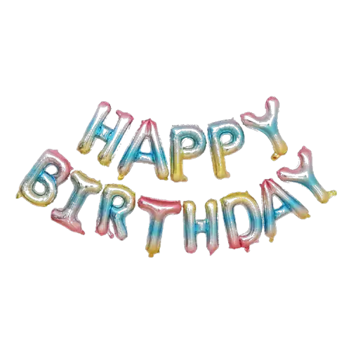 Globos Happy Birthday 