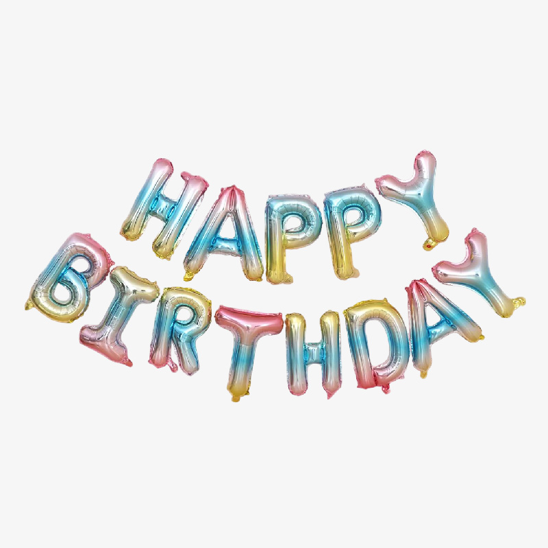 Globos Happy Birthday 