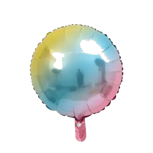 Globo redondo de colores