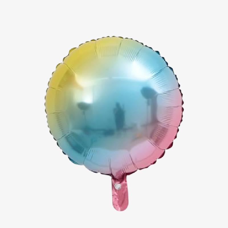 Globo redondo de colores