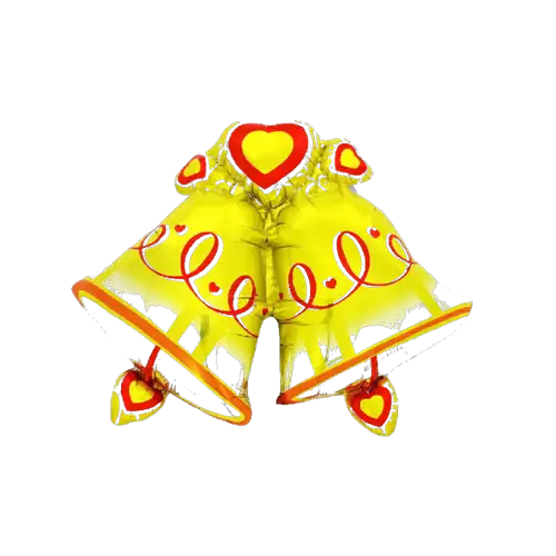 Globo con forma de campanas de decoración