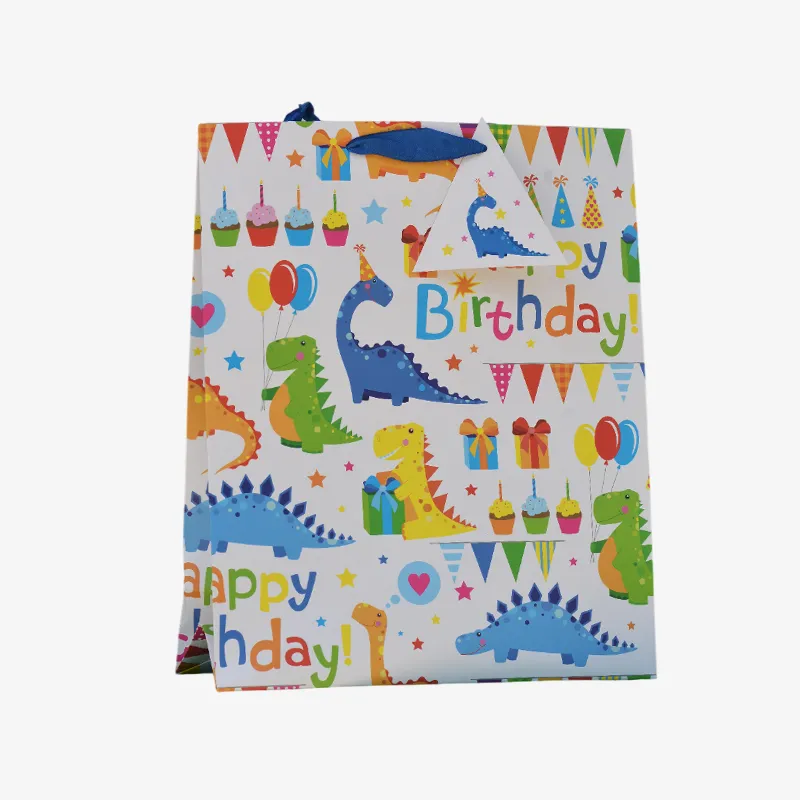 Bolsa de regalos Dinosaurios (grande)