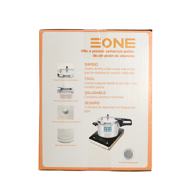Olla a Presión Universal Pulida de Aleacion de Aluminio V2