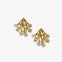 Aretes de piedras con Margaritas