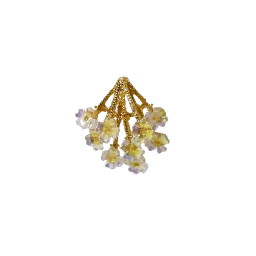 Aretes de piedras con Margaritas