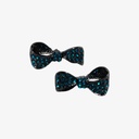 Aretes de lazos Turquesa