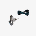 Aretes de lazos Turquesa