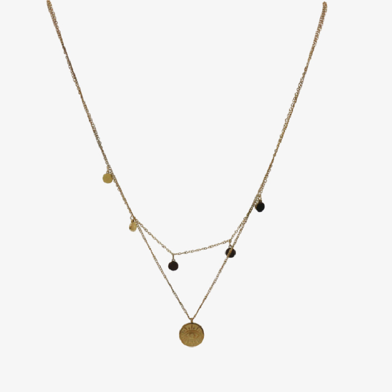 Collar de cadena doble Preciosa
