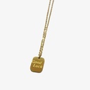 Collar de cadena fina con dije Amor Secreto