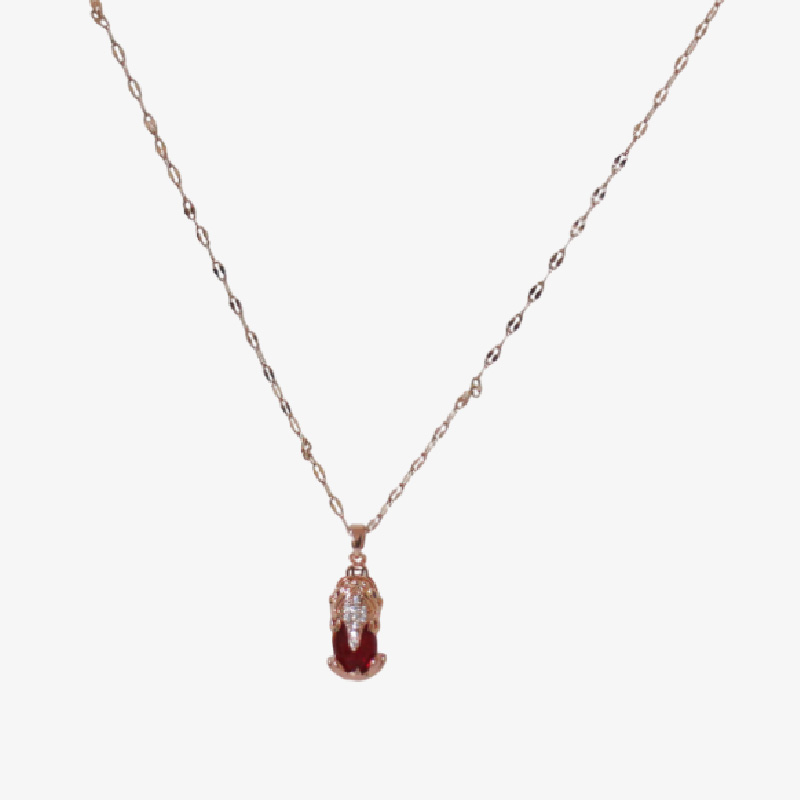 Collar con rubí "Divina Elegancia"