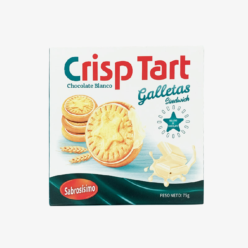 Galleta Crisp Tart chocolate blanco