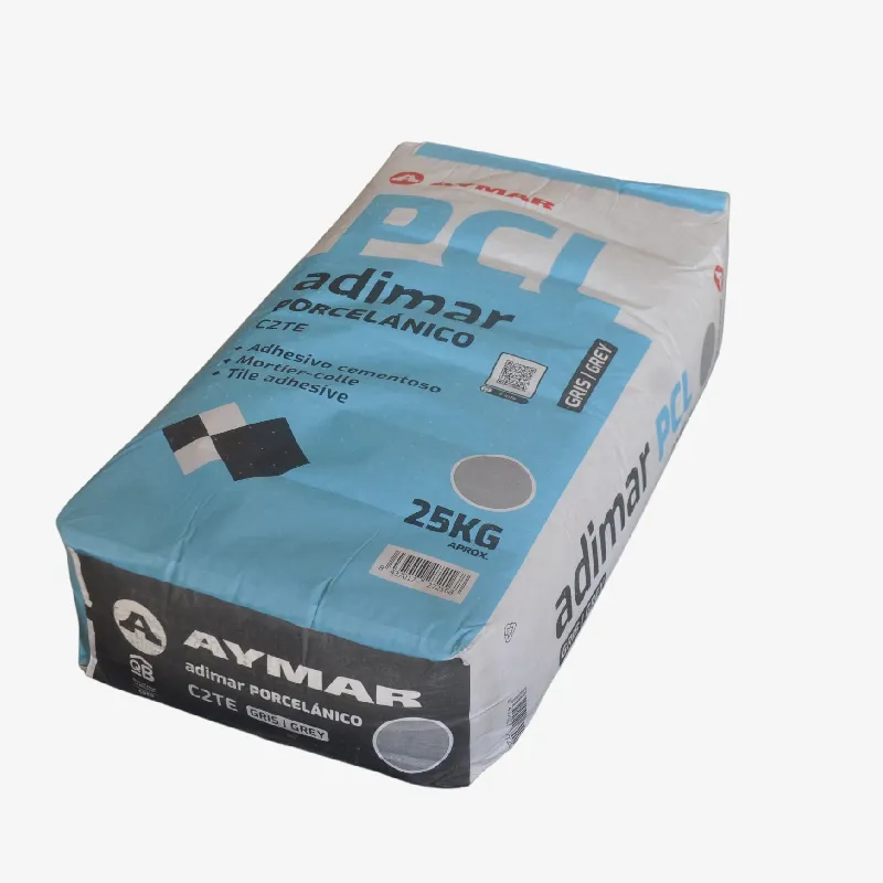 ADHESIVO CEMENTOSO ADIMAR PORCELANICO GRIS TIPO C2TE (EN 12004-1)(SACOS DE 25 KG)