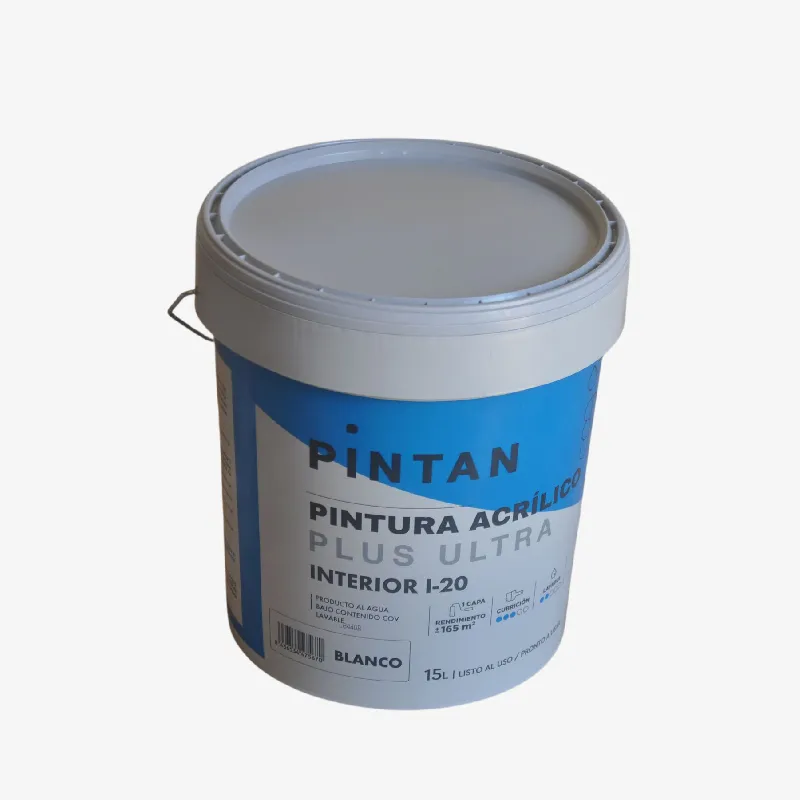 PINTAN Pintura Acrílica Interior I-20 BCO (Bote de 15L)