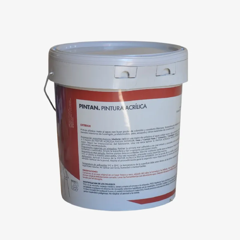 PINTAN Pintura Acrílica Exterior E-30 BCO (Bote de 15L)
