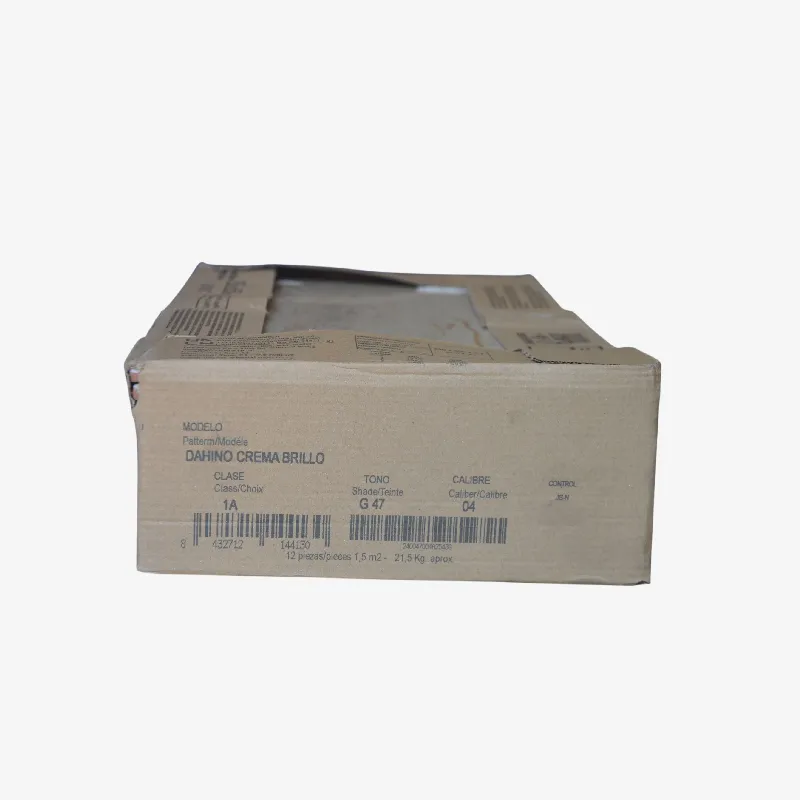 Revestimiento Cerámico de 25X50cm DAHINO Crema brillo 