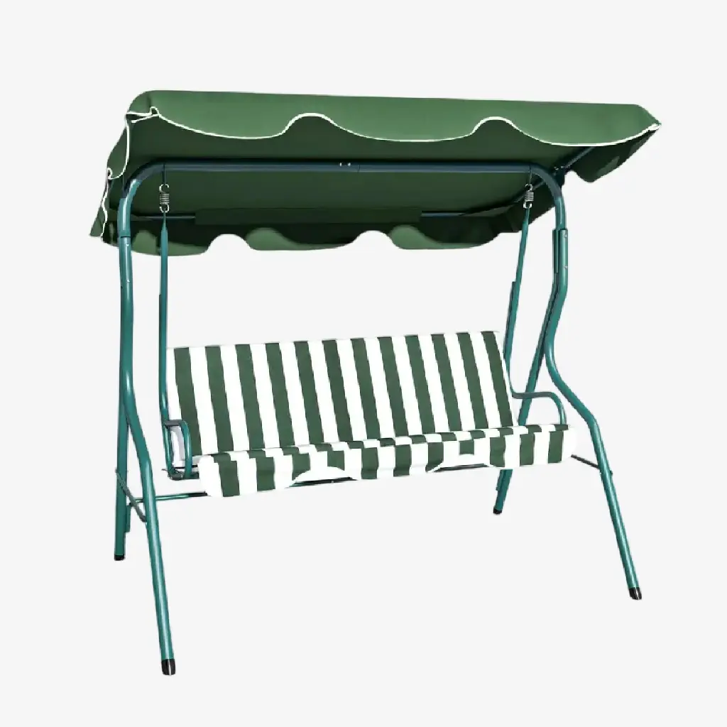 Silla columpio para jardín Verde 1.82*0.57*0.3m
