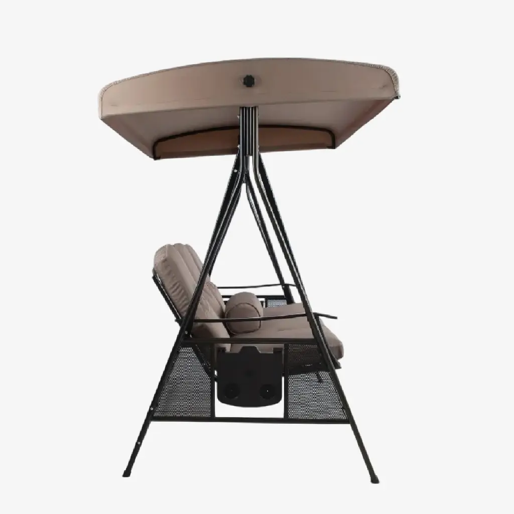 Silla columpio para jardín Beige 1.85*1.6*1.2m