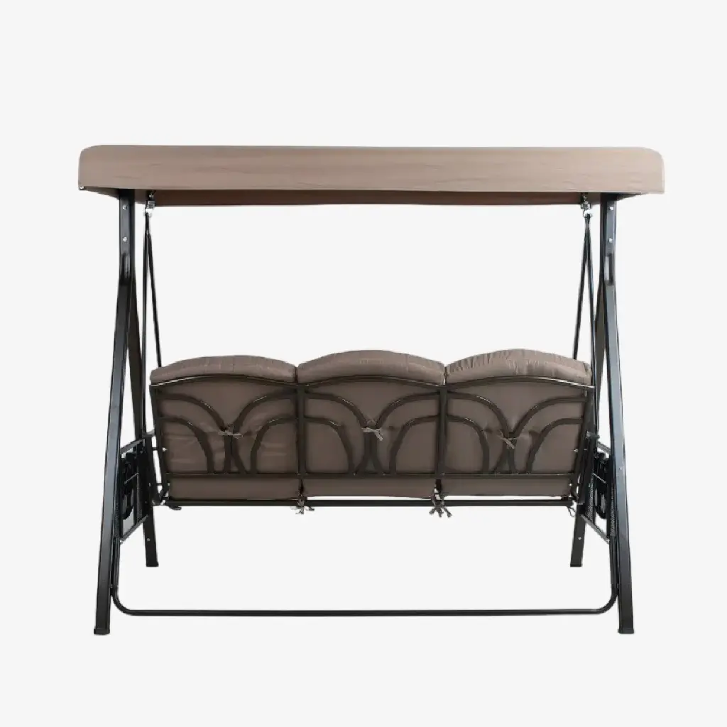  Silla columpio para jardín Beige 2*1.85*1.2m 