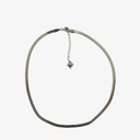 Collar chic plateado