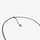 Collar chic plateado