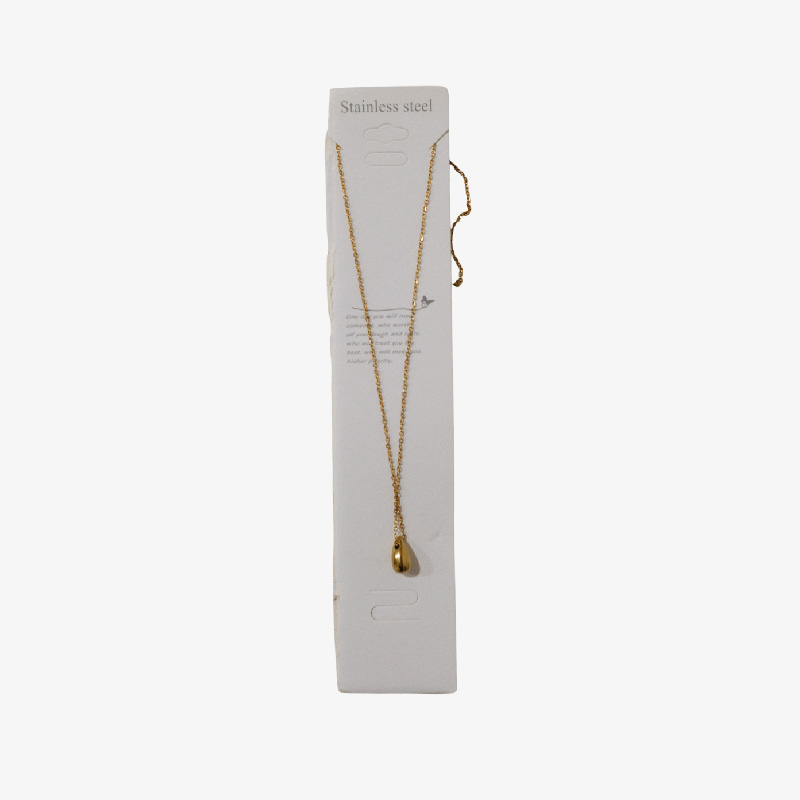 Collar fino con dije Gota de Lluvia