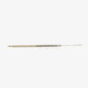 Pulsera dorada Mujer bonita