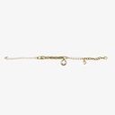 Pulsera de cadena y perlas "Diva"