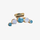 Accesorio para el cabello "Perlas azules"