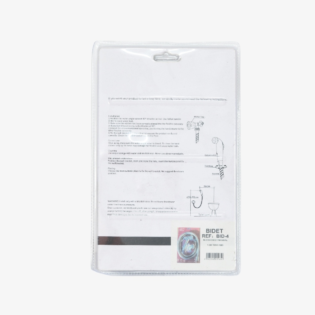 Ducha bidet manual 1,2 M ABS (BIC-4)