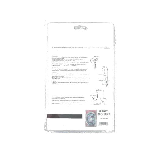 Ducha bidet manual 1,2 M ABS (BIC-4)