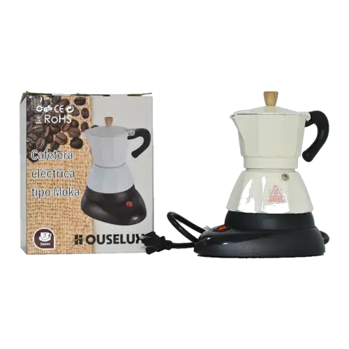 Cafetera eléctrica 3 Tazas Houselux