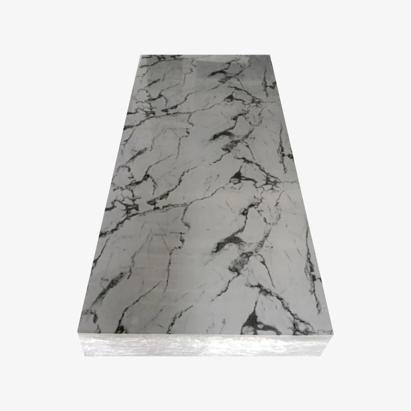 Lámina de PVC impermeabilizante con diseño de mármol