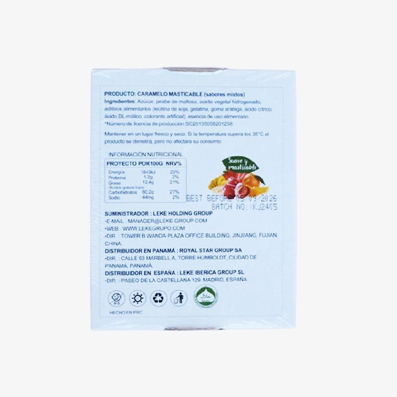 Caramelo de melcocha suizo