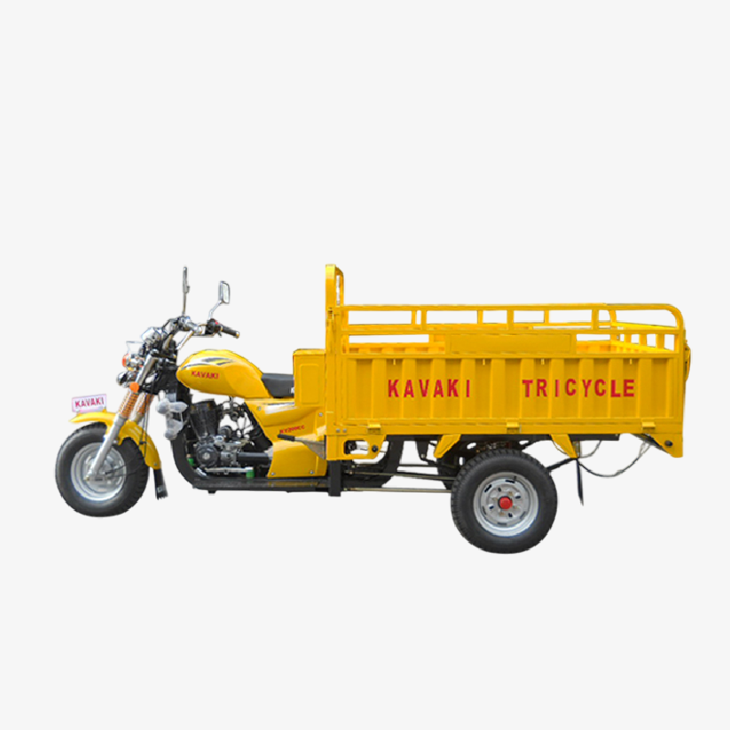 Triciclo de combustible con toldo