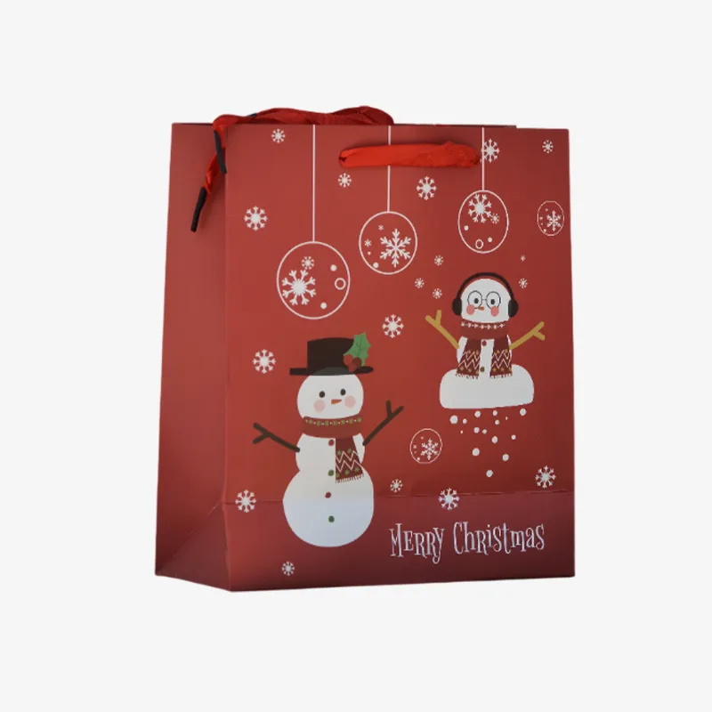 Bolsa de regalos Muñeco de nieve (estándar) ZD025B