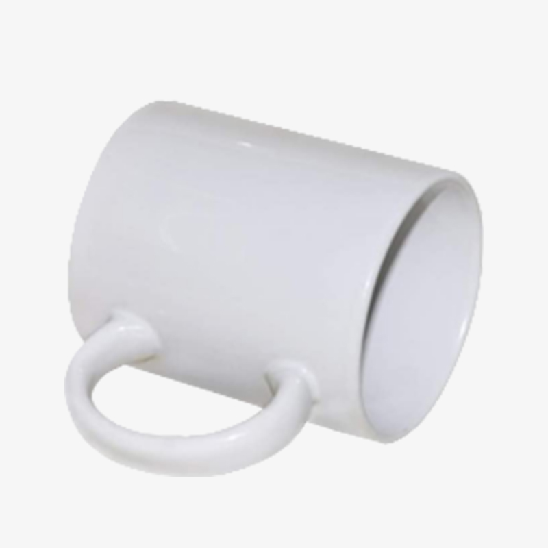 Taza blanca de ceramica