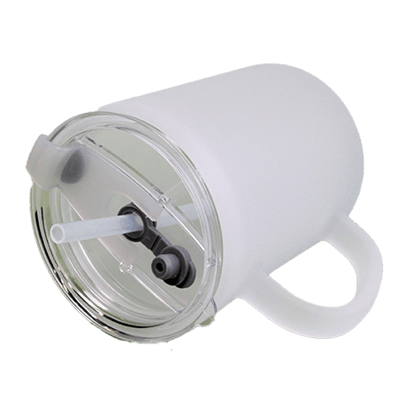 Taza blanca de ceramica
