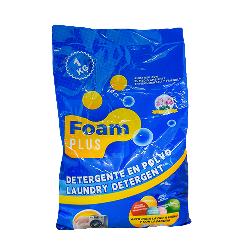 Detergente en Polvo Foam Plus (1kg)