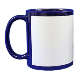 [NH13TL11AZ48] Taza 11oz luminosas de color azul para sublimar