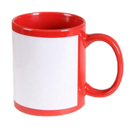 [NH13TL11RJ48] Taza 11 oz luminosas de color rojo para sublimar